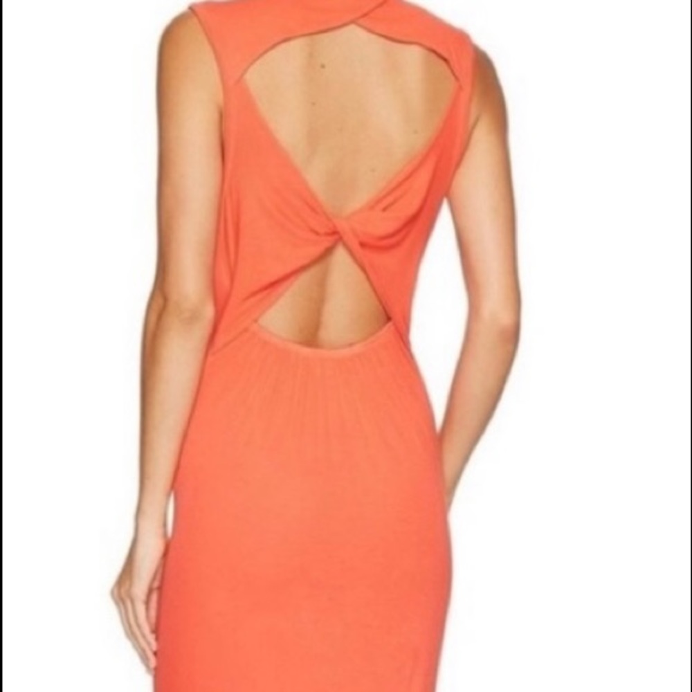 Splendid Vibrant Orange Dress Small